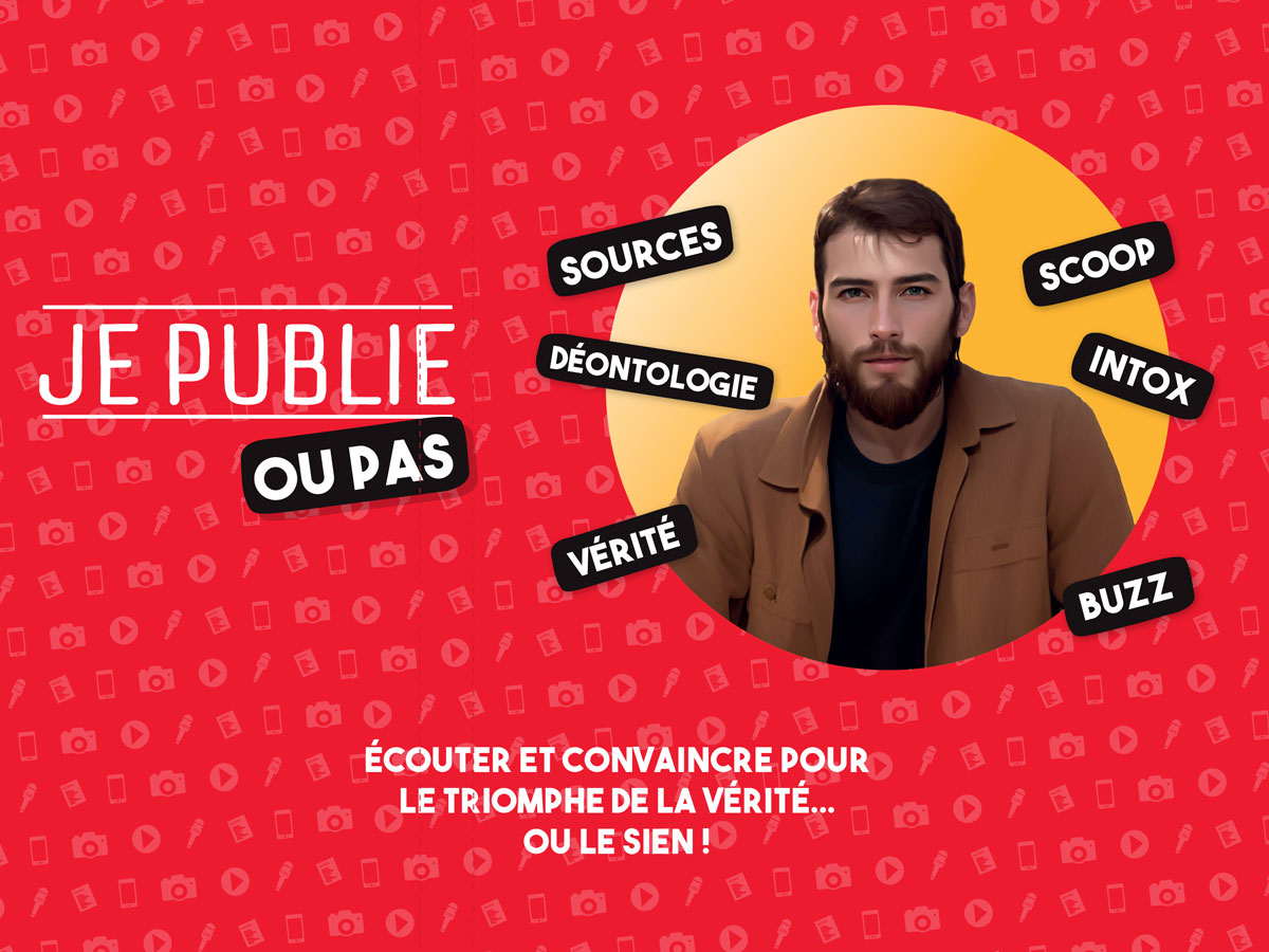 Jeu de rôle à l'éducation aux médias et à l'information "Je publie ou pas"